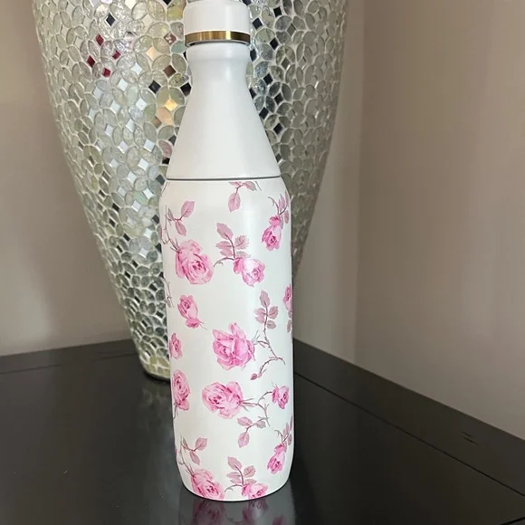 Stanley Pink and White Floral Accent Vase - Picture 3 of 5